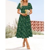image:imageZESICA Womens 2026 Summer Boho Wedding Guest Midi DressesGreen