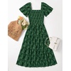 image:imageZESICA Womens 2026 Summer Boho Wedding Guest Midi DressesGreen