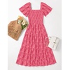 image:imageZESICA Womens 2026 Summer Boho Wedding Guest Midi DressesHotpink