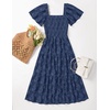 image:imageZESICA Womens 2026 Summer Boho Wedding Guest Midi DressesNavy