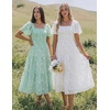 image:imageZESICA Womens 2026 Summer Boho Wedding Guest Midi DressesSage