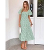 image:imageZESICA Womens 2026 Summer Boho Wedding Guest Midi DressesSage