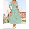 image:imageZESICA Womens 2026 Summer Boho Wedding Guest Midi DressesSage