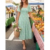image:imageZESICA Womens 2026 Summer Boho Wedding Guest Midi DressesSage
