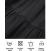 image:imageZESICA Womens 2026 Summer Casual Flutter Short Sleeve Smocked Midi DressBlack