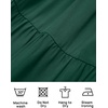 image:imageZESICA Womens 2026 Summer Casual Flutter Short Sleeve Smocked Midi DressDark Green