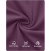 image:imageZESICA Womens Asymmetrical Long Sleeve Fall Shirt Going Out Top Work BlouseDark Purple