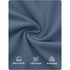image:imageZESICA Womens Asymmetrical Long Sleeve Fall Shirt Going Out Top Work BlouseDusty Blue