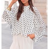 image:imageZESICA Womens Dressy Casual Blouses Fall Long Sleeve Chiffon TopsWhite