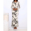image:imageZESICA Womens Fall Bell Long Sleeve Wedding Guest DressesBeige