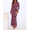 image:imageZESICA Womens Fall Bell Long Sleeve Wedding Guest DressesGreypink