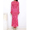 image:imageZESICA Womens Fall Bell Long Sleeve Wedding Guest DressesRose