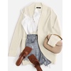 image:imageZESICA Womens Fall Fashion Open Front Cardigan SweatersApricot