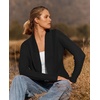 image:imageZESICA Womens Fall Fashion Open Front Cardigan SweatersBlack