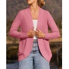 image:imageZESICA Womens Fall Fashion Open Front Cardigan SweatersDarkpink