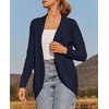 image:imageZESICA Womens Fall Fashion Open Front Cardigan SweatersNavy