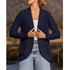 image:imageZESICA Womens Fall Fashion Open Front Cardigan SweatersNavy