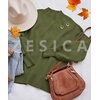 image:imageZESICA Womens Fall Fashion Turtleneck Long Sleeve Knit Oversized SweatersArmygreen