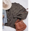 image:imageZESICA Womens Fall Fashion Turtleneck Long Sleeve Knit Oversized SweatersCoffee