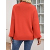 image:imageZESICA Womens Fall Fashion Turtleneck Long Sleeve Knit Oversized SweatersFirered