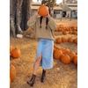 image:imageZESICA Womens Fall Fashion Turtleneck Long Sleeve Knit Oversized SweatersLightkhaki