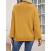 image:imageZESICA Womens Fall Fashion Turtleneck Long Sleeve Knit Oversized SweatersMustard
