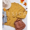 image:imageZESICA Womens Fall Fashion Turtleneck Long Sleeve Knit Oversized SweatersMustard