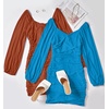 image:imageZESICA Womens Fall Long Sleeve Cocktail Party Mini DressesCobaltblue