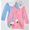 image:imageZESICA Womens Fall Long Sleeve Cocktail Party Mini DressesLightblue