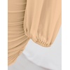 image:imageZESICA Womens Fall Long Sleeve Cocktail Party Mini DressesLightkhaki
