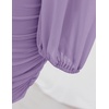image:imageZESICA Womens Fall Long Sleeve Cocktail Party Mini DressesPurple