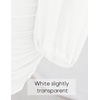 image:imageZESICA Womens Fall Long Sleeve Cocktail Party Mini DressesWhite