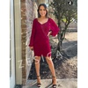 image:imageZESICA Womens Fall Long Sleeve Cocktail Party Mini DressesWine