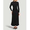 image:imageZESICA Womens Fall Long Sleeve Crewneck Sweater Maxi DressBlack