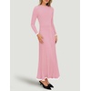 image:imageZESICA Womens Fall Long Sleeve Crewneck Sweater Maxi DressPink