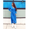 image:imageZESICA Womens Fall Long Sleeve Wrap Wedding Guest Midi Sweater DressesCobaltblue