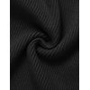 image:imageZESICA Womens Fall Slit Knit Long Sleeve Bodycon Sweater DressBlack