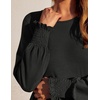 image:imageZESICA Womens Fall Winter Long Sleeve Casual Boho Maxi DressBlack