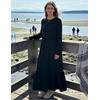 image:imageZESICA Womens Fall Winter Long Sleeve Casual Boho Maxi DressBlack