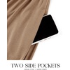 image:imageZESICA Womens Fall Winter Long Sleeve Casual Boho Maxi DressKhaki