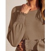image:imageZESICA Womens Fall Winter Long Sleeve Casual Boho Maxi DressKhaki