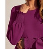 image:imageZESICA Womens Fall Winter Long Sleeve Casual Boho Maxi DressPlum