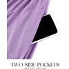 image:imageZESICA Womens Fall Winter Long Sleeve Casual Boho Maxi DressPurple