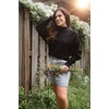 image:imageZESICA Womens Fall Winter Turtleneck Long Batwing Sleeve SweatersBlack