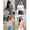 image:imageZESICA Womens Fall Winter Turtleneck Long Batwing Sleeve SweatersBlack