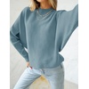 image:imageZESICA Womens Fall Winter Turtleneck Long Batwing Sleeve SweatersBlue