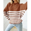 image:imageZESICA Womens Fall Winter Turtleneck Long Batwing Sleeve SweatersBrown