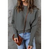 image:imageZESICA Womens Fall Winter Turtleneck Long Batwing Sleeve SweatersDarkgrey