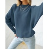 image:imageZESICA Womens Fall Winter Turtleneck Long Batwing Sleeve SweatersDustyblue