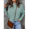 image:imageZESICA Womens Fall Winter Turtleneck Long Batwing Sleeve SweatersLake